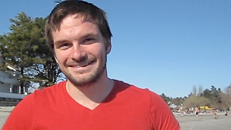 Key Grip Branden Sparkes on the set of Michael Korican's 'A Pocket Full of Spiders'